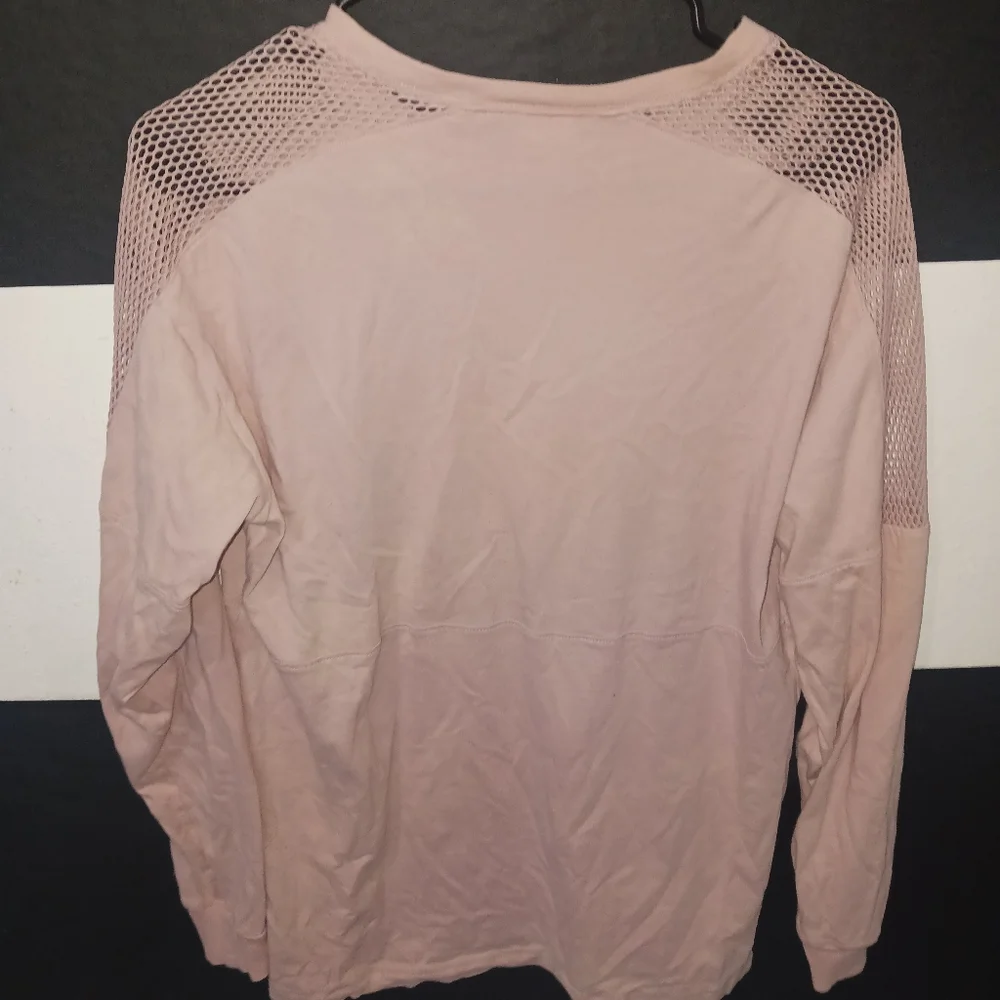 PINK Victoria's Secret Women doggie mesh long sleeve shirt - Picture 5 of 7